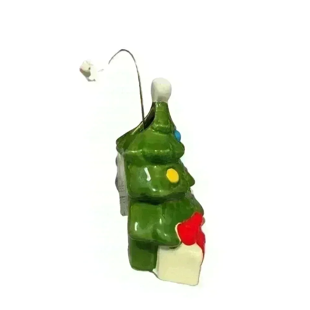 Vintage Christmas Tree w/Flying Angel Music Box Made Japan‎